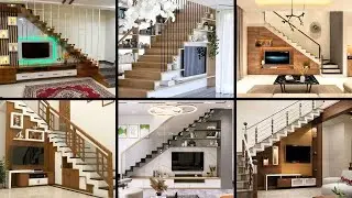 Under stairs tv unit / Under stairs ideas#staircasesolutions