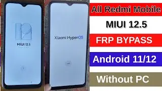 Redmi/Poco/MI HyperOS FRP Bypass | No SIM, No  pc | Google Account Lock Removal without PC