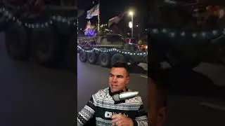 The 2nd Cavalry Regiment of the U.S. Army held a Christmas Parade.