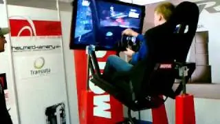 3D driving auto simulator on Bratislava autosalon 2011