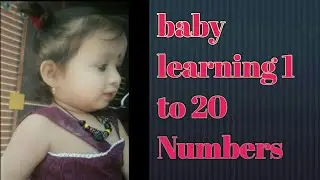baby learning videos! 1to20 counting numbers!#mayra g#Mayra g video#funnybaby