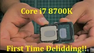 First Time Delidding -- Core i7 8700K Delid 5GHz Temperature Results -- Worth it??
