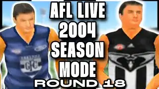 AFL LIVE 2004 SEASON MODE | ROUND 18 | GEELONG VS COLLINGWOOD | #AFL #AFL2004 #AFLLIVE #GWSHARPY