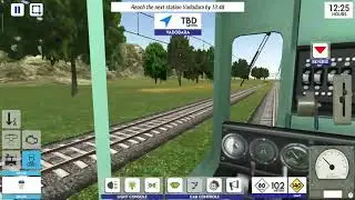 WDM-3D cab view with freight train