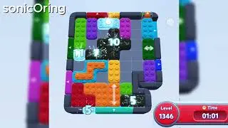 Уровень 1346 игры Color Block Jam