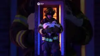 Small Life, Big Rescue #dogs #shorts #fire #dogshorts  #cat #soralife #sora