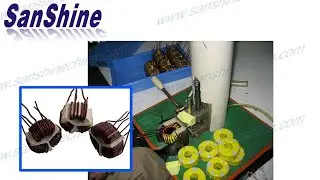 Semiautomatic toroid coil winding machine(SS200) @windingmachineworld @toroid coil winder