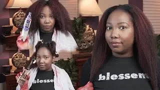 How To: Blow Dry Texlaxed Hair | LongHairPrettyNails
