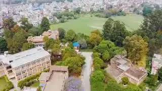 Beautiful Drone view of IOE Pulchowk campus #ioe #pulchowk