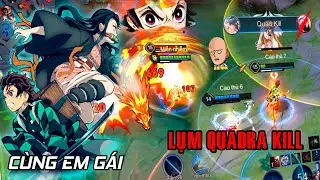 Yan Tanjiro | Sự trở lại của top 1 yan v&agrave; c&ugrave;ng em g&aacute;i keera nezuko ăn quadrakill