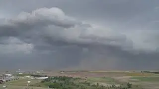 The Cold Front finally arrives in Hays, KS