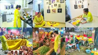 🏵️🛶🌸🌴🥥Onam Shopping Preps & Simple Pookolam | Festive Vlog 2025