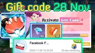 Pokeverse world Redeem code 28 Nov Diamond and Stamina | monster gym championship