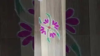 Easy Rangoli design # Rangoli #shorts