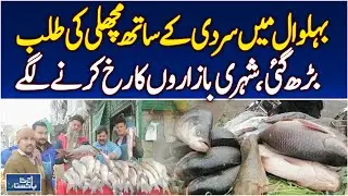 Bhalwal Fish Demand | Cold Weather Boost | Winter Health Benefits - Aaj Pakistan News