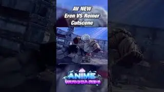 AV NEW Eren VS Reiner Cutscene | Roblox | Anime Vanguards #roblox #animevanguards #showcase