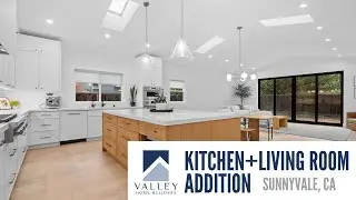 Kitchen + Living Room Addition in Sunnyvale, Ca. | Valley Home Builders