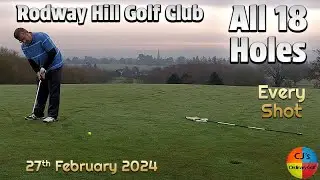 My first 18 holes at the Rodway Hill Golf Club. Every shot, including the really bad ones!