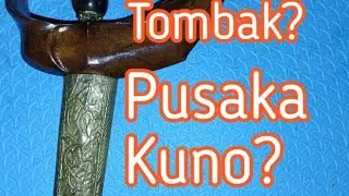 Pusaka tombak Kuno antik Keris ladrang? Koleksi tosan aji yang sangat ***