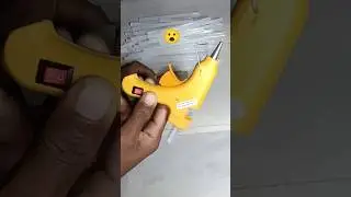 unboxing hot glue gun🔫 ||using glue gun 20w💥😱 #shorts #diy #craft  #anboxing