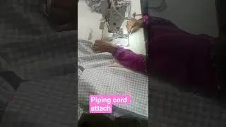 Пришивание шнура #шитье
