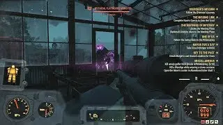Fallout 76 first contact with hostile alien (Mythical Flatwoods Monster)