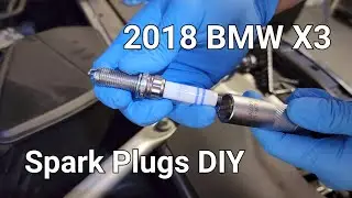 Замена свечей зажигания BMW X3 2018 года