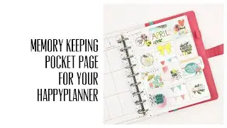 Memory Keeping Pocket Page for Your Happy Planner