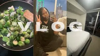 CLEANING UP MY HIGHRISE IN DALLAS, DAILY VLOG, COOKING, LAUNDRY DAY