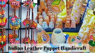 Traditional Handicraft of INDIA, Andhra Pradesh Leather PUPPET/ products & price #indianhandicrafts