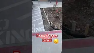 Peque&ntilde;o pero Dif&iacute;cil #shorts #concrete #construction #job #jobs #trabajo #shortvideo