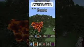 Annoying golems #minecraftshorts #modpacks#java#bedrock#trendingminecraft