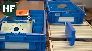 Custom Modular Plastic Belt Conveyor & Pallet Transfer System