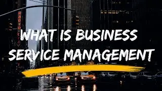 What is Business Service Management