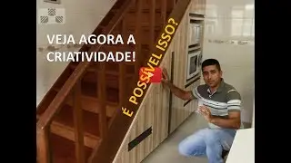 COZINHA 19m2  BALCÃO E ESCADA SOB MEDIDA!