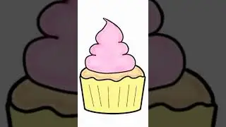 How to draw cupcake | ibis tutorial | Digital art