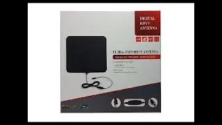 Must Have Amplified HD Digital TV Antenna Long 65 80 Miles Range With HDTV Amplifier Signal Booster