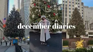 VLOG | turning my day around by visiting every Christmas tree in New York City | vlogmas day 10