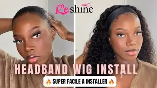 UNE WIG SUPER FACILE A INSTALLER 🔥 |💕Reshine Hair 24inches water wave headband wig💕