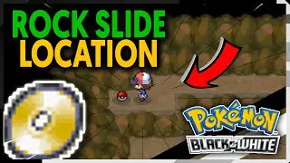 WHERE TO FIND TM80 ROCK SLIDE ON POKEMON BLACK AND WHITE
