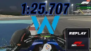 Ismael Fahssi F1 24 Bahrain Hotlap 1:25.707 w/ ERS! F1 Esports Pole! no sound...