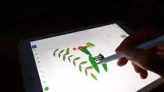 Erste Zeichenversuche am iPad mit Illustrator
