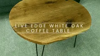 Live Edge White Oak Coffee Table