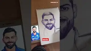 #viratkohli  blue ball pen #sketch #artistic #drawing #art #artist #arts #sketching #draw #pen