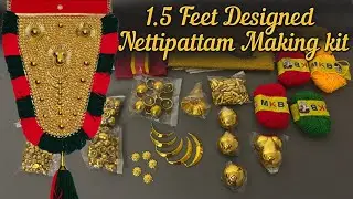 1.5 Feet Nettipattam making kit available | Nettipattam making videos|Nettipattam material available