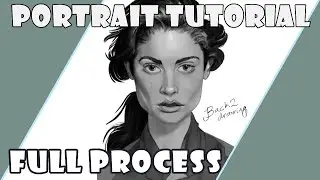 How I drew this portrait?! Full process tutorial