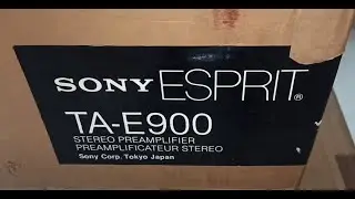 SONY ESPRIT TA-E900 High-End Vintage Preamp 