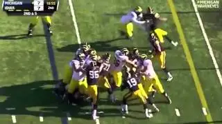 Taylor Lewan vs Iowa (1st half and part of 3rd Quarter)