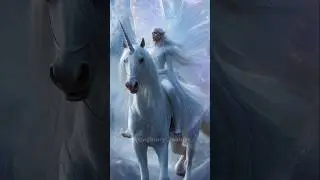 Unicorn and Elf Growing Up Together  #aiart #unicorn #elf