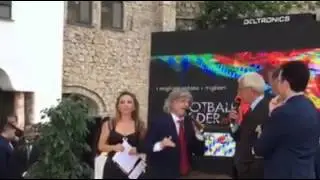 Football Leader 2015: premio alla carriera per Marcello Lippi e simpatica intrusione di Ferrero